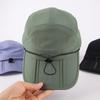 Custom Lightweight Polyester 5 Panel Hat Soft Brim Foldable Cap Five Panel Golf Running Camp Hat