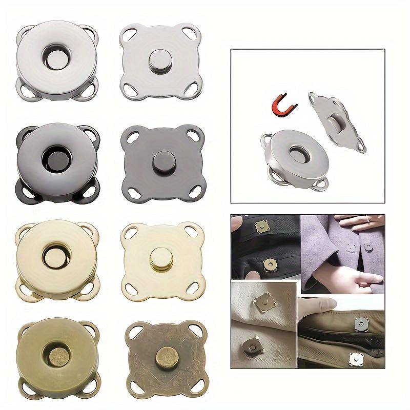 5 pairs Magnetic Sewing Button for Handbag Cloth DIY Bag Pushing Close Buckle Travel A