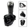 Dust Cover Included 5-speed Knob Gear Shift Cover Shift Lever Knob