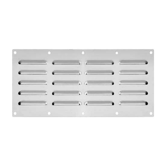 1/2Pcs Ventilation Panels Rustproof Corrosion Resistant Easy Assembly Durable Design Stainless Steel Vent