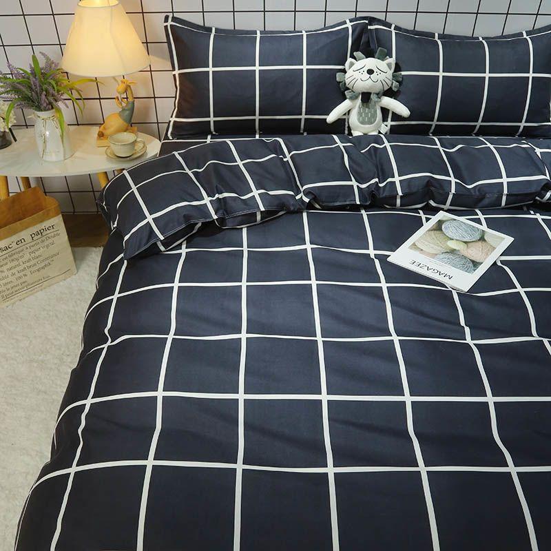 Cartoon Duvet Cover Household Skin-friendly Washable Modern Quilt Covers Students Non-fading Bedding Luxury Housse De Couette