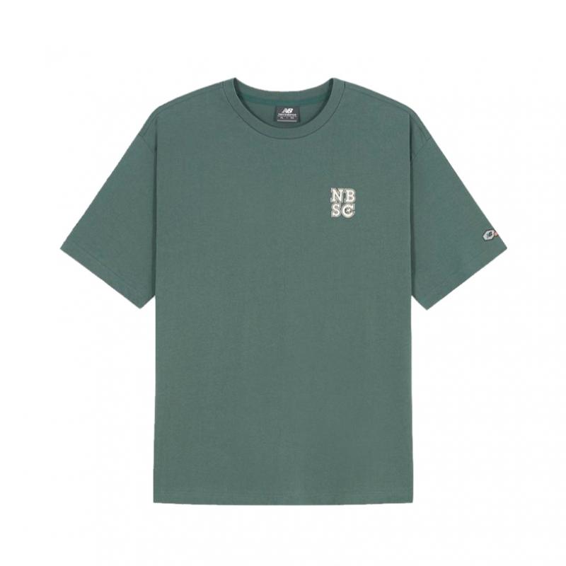 New Balance Uni Nb Boy Basketball Short Sleeve Tee Nbnef