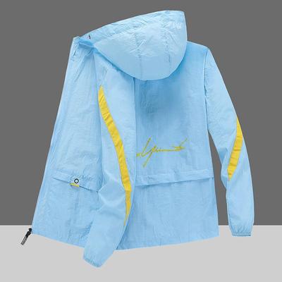 Summer Sunscreen Clothing Men's Ultra-thin Breathable UV Protection Women's Skin Windbreaker Outdoor Fishing Sunscreen
