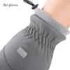 Winter Warme Handschuhe Herren Hautgefühl Winddicht Wasserdicht Verdickt und Fleecefutter Touchscreen Outdoor Reiten Ski-Handschuhe