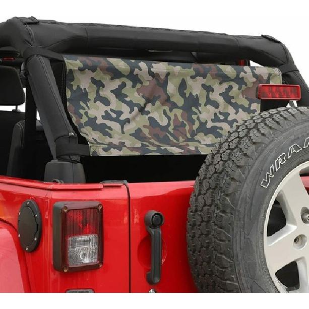 Car Roof Cargo Mesh Hammock Sunshade For Jeep Wrangler TJ JK JL JT Camouflage