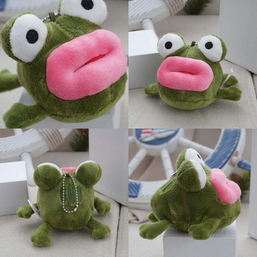 Frog Cute Stuffed Animal Keychain With Pp Cotton For Kids Gift