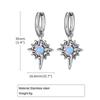 Moonstone Celtic Knot Earrings for Men Boys,Stainless Steel Hoop Earrings,Punk Hip Hop Rock Rap Cool Jewelry Accessories Gifts