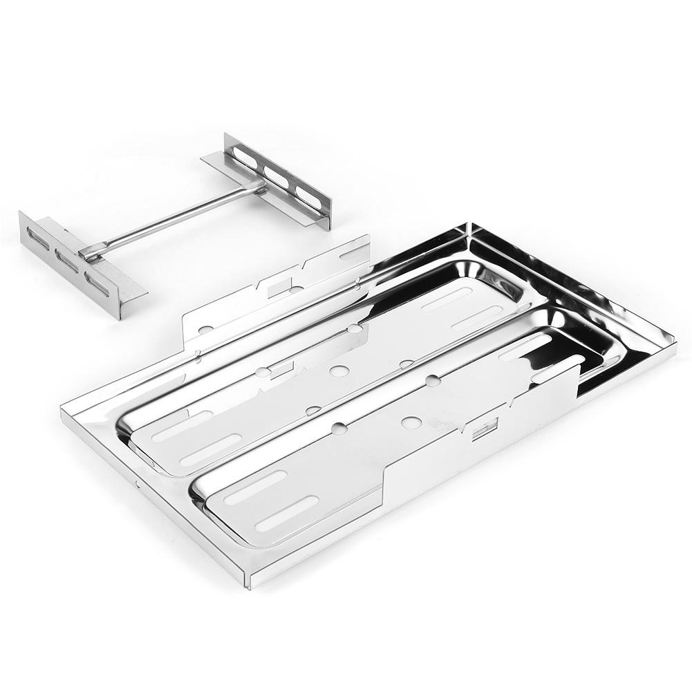 Battery Tray Stainless Steel Universal Polished Holder Hold Down Kit 7 1 2 X 13 1 4in