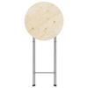 VidaXL Folding Bar Table Legs Silver 45x53x108 Cm 288464