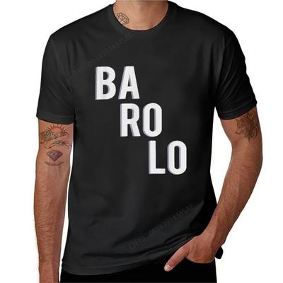 Barolo Wine Shirt Stylish Summer Tee Fine Italian Wine Tshirt Plain for a Boy Mens T Shirts