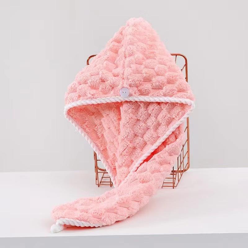 

1 шт. Женское полотенце для сушки длинных волос, быстросохнущая шапочка для волос, милая шапочка для быстрой сушки волос, сильно впитывающее полотенце, шапочки для ванны