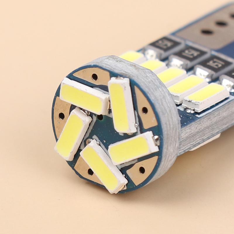 4Pcs T10 W5W Led 194 Canbus Bulb 4014/15Smd 12V Car Interior Reading Lamp Clearance Lights License Plate Bulbs Dome Signal