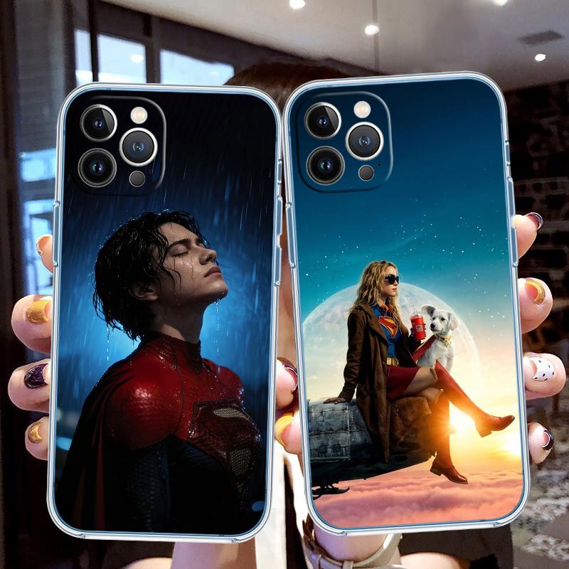PP60 Supergirl Transparent Phone Case for Motorola Moto G40 G04 G05 One Ace Action Fusion + Plus Hyper Macro Vision Zoom