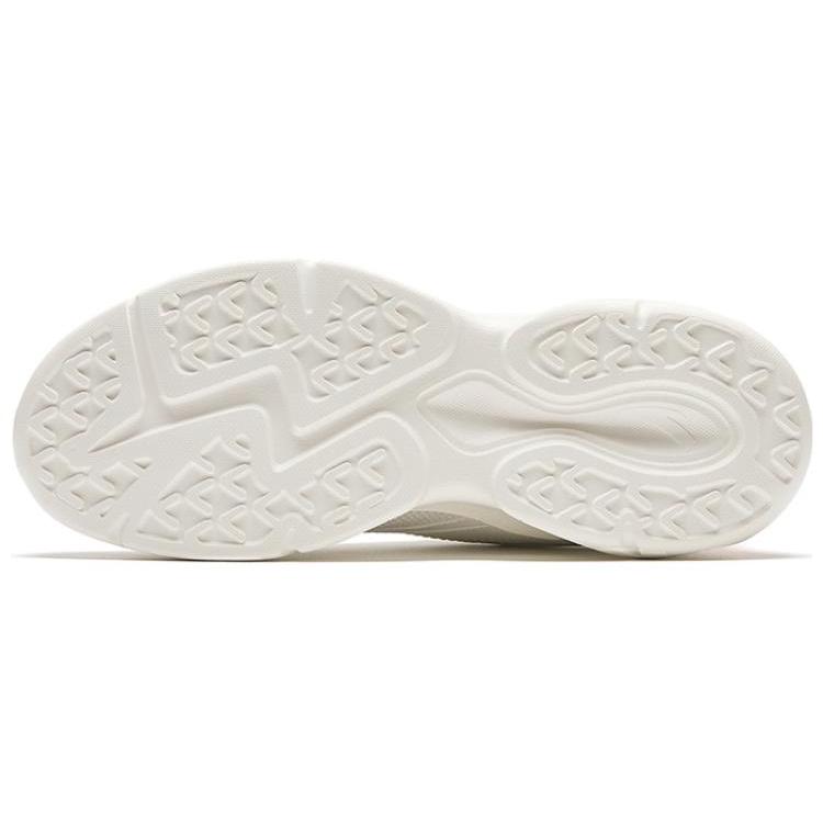 Anta Chao Bai Gz Abrasion Resistant Breathable Low Top Casual Shoes Women's White Orange 122348812-1
