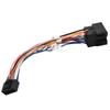 Universal Car Stereo Radio 16Pin To ISO Cable Adapter Male Plug To Female Connector Wiring For Auto Car With 16Pin Sockets