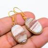 Bloodstone Gemstone 925 Solid Sterling Silver Jewelry Earring 1.58" GK-5695