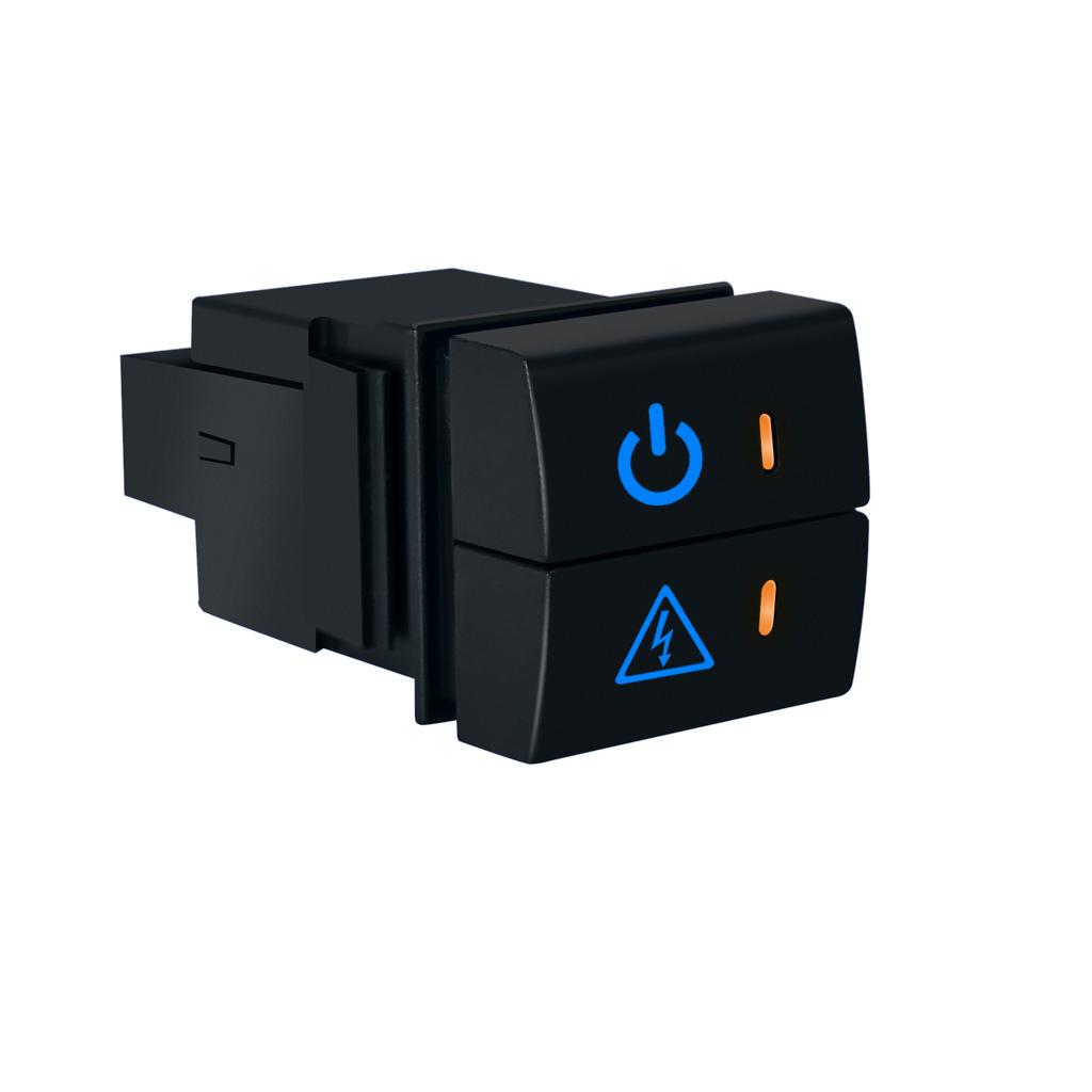 12V Led Dual Push Button Switch Front Rear Fog Lights Power Charger For Toyota Prado Hiace LandCruiser RAV4 Camry Corolla