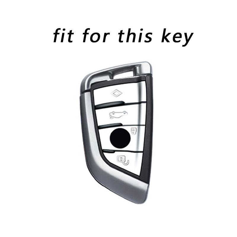 For BMW X1 X3 X5 X6 X7 1 3 5 6 7 Series G20 G30 G11 F15 F16 G01 G02 F48 Key Case Cover Shell Fob Keyless Holder Protector