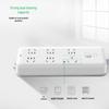 BULL 6-Outlet Power Strip with Master Switch, 16A-10A Converter