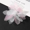 10Pcs 3D Flower Organza Lace Patches Applique For Bridal Wedding Dress Home Gradient Lace Trim Sewing Accessories Room Decora