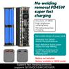 Caixa de Bateria 8x18650 Sem Solda PD45W Carregamento Super Rápido Power Bank Portátil Carcaça Com Iluminação Externa Integrada