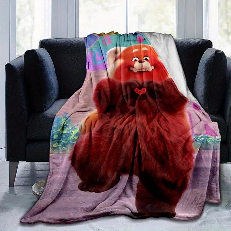 1pc, Cute Red Panda Blanket Perfect for Home Decor, Couch Blanket, Travel, Camping, Office Nap