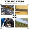 120pcs 7-18mm Mini Clamp Fuel Injection Hose Air Hose Clamps Assortment Kit Diesel Petrol Metal Pipe Clips Assorted Kit