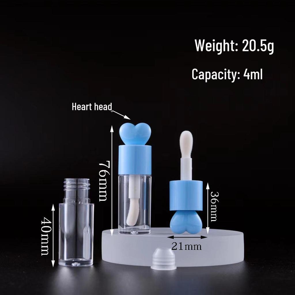 Large Brush Lip Gloss & Eyeliner Tube - Thick, Empty Container for Cross-Border Bestsellers