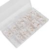 200pcs Practice Training False Hand Nail Tip Novice DIY False Fake Nail Manicure ToolWhite