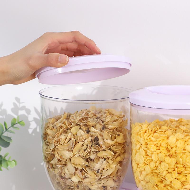 Large Grain Dispenser Rice Food Dispenser Containers Storage With Sealed Lid For Peanut Barley Millet And Cereal