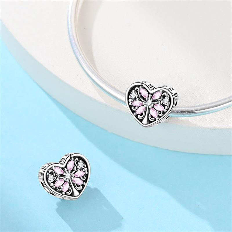 Copper Crown Shrimp Crab Charms Beads Butterfly Turtel Heart Birthday Pendants Fit Bracelet Jewelry Gifts Marking