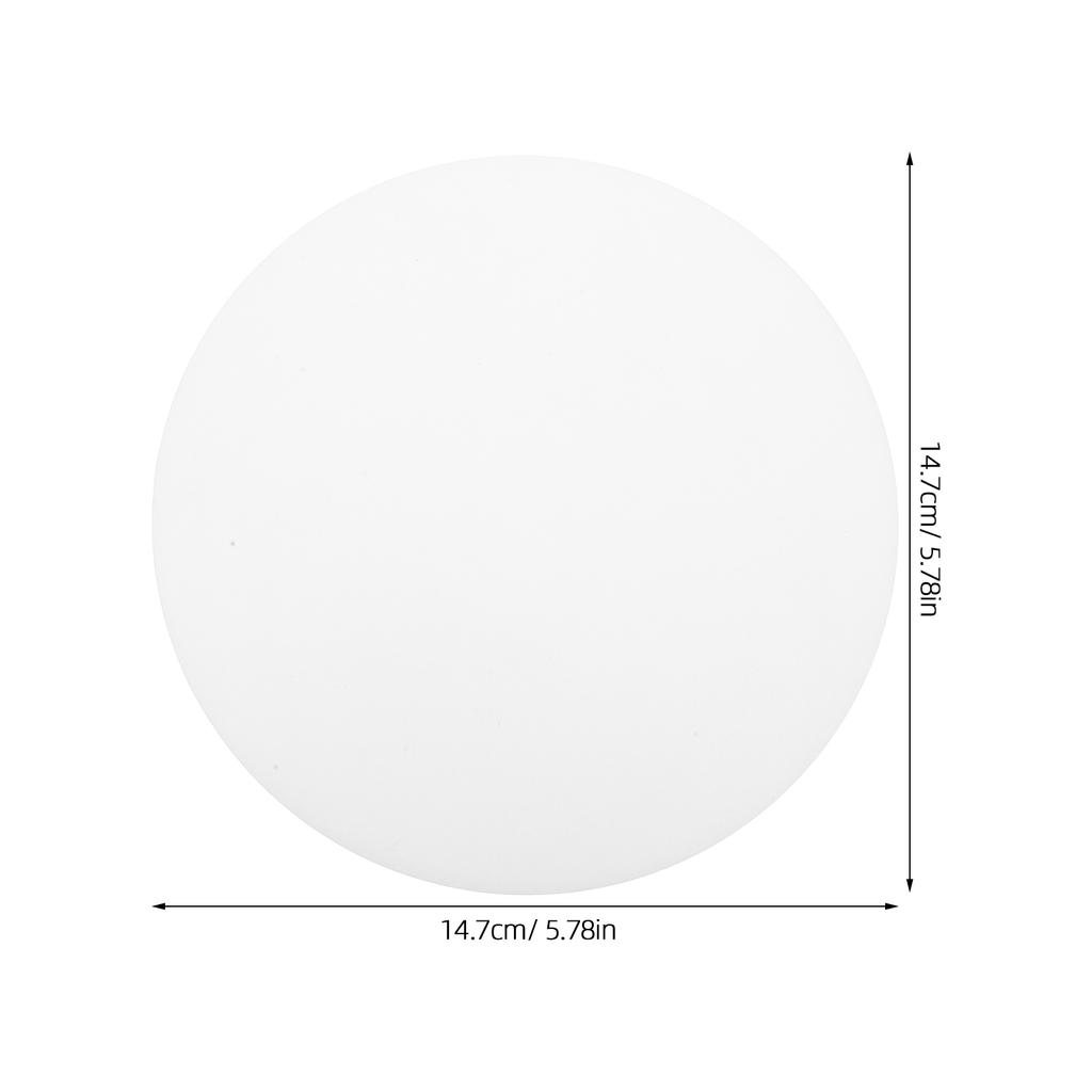 6Pcs LED Downlight Diffusion Plates Anti-Dazzling Plastic Cover Round Recessed Light Diffuser Replacement Lamp Shade