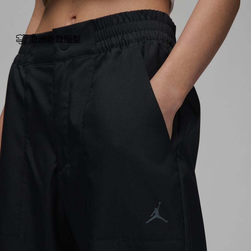 Jordan Solid Color Logo Joggers Women Bottoms Black DZ3376-010