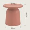 Modern Coffee Table Plastic Side Tables Minimalist Living Room Round Center Table Creative Luxury Tea Tables Home Furniture
