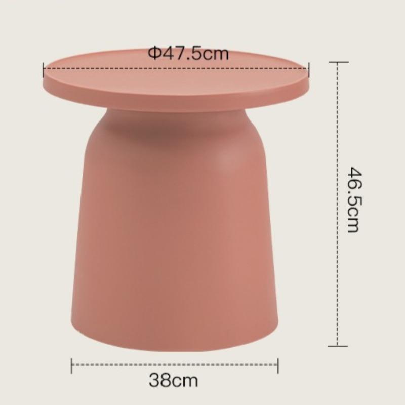 Modern Coffee Table Plastic Side Tables Minimalist Living Room Round Center Table Creative Luxury Tea Tables Home Furniture