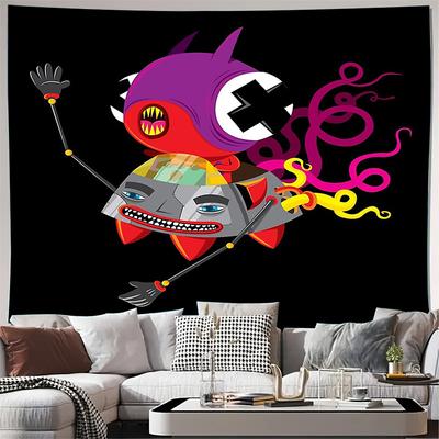 Unframed Anime Tapestry Wall Hanging Japanese Art Decor Room Aesthetic Backdrop Home Decor Japanese Style Manga Wall Art Bedroom