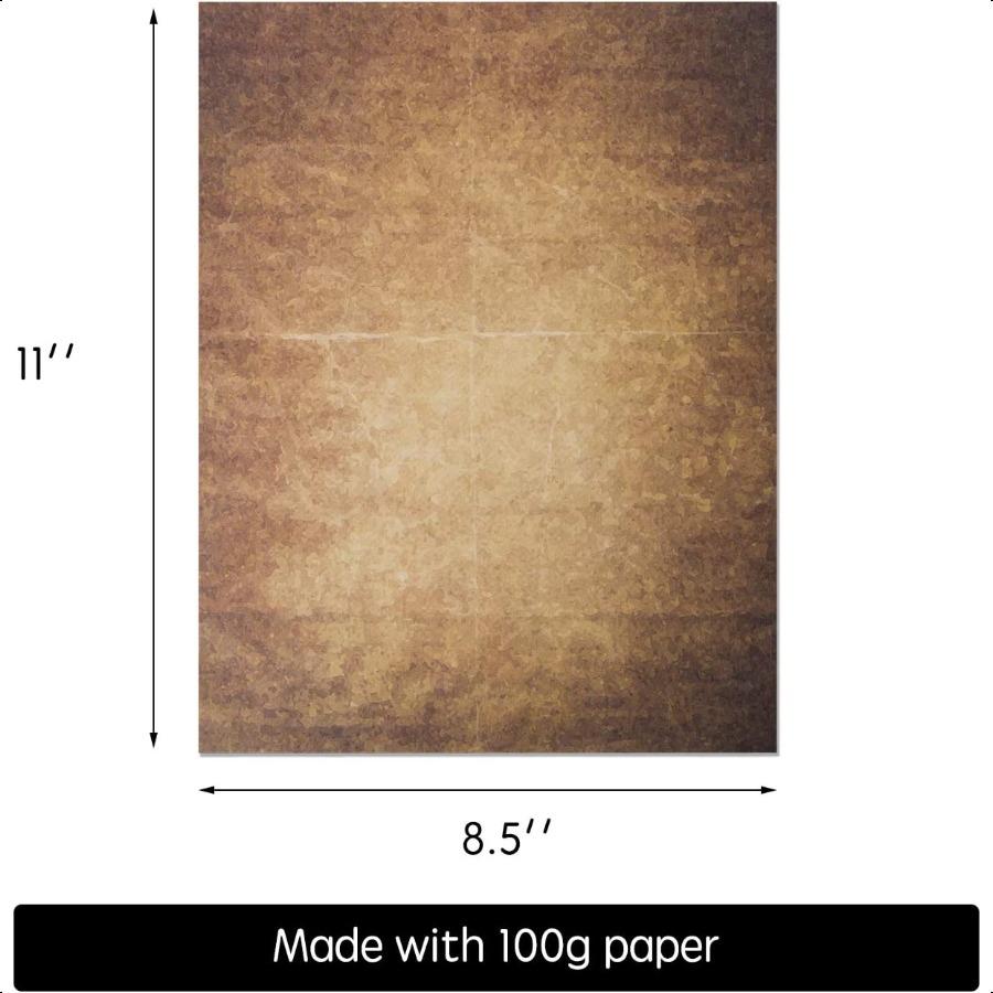 

120 состаренных бумаг, антикварного вида, винтажных бумаг с классическими состаренными бумажными дизайнами, шесть уникальных дизайнов под старину, пригодных для печати и письма United States