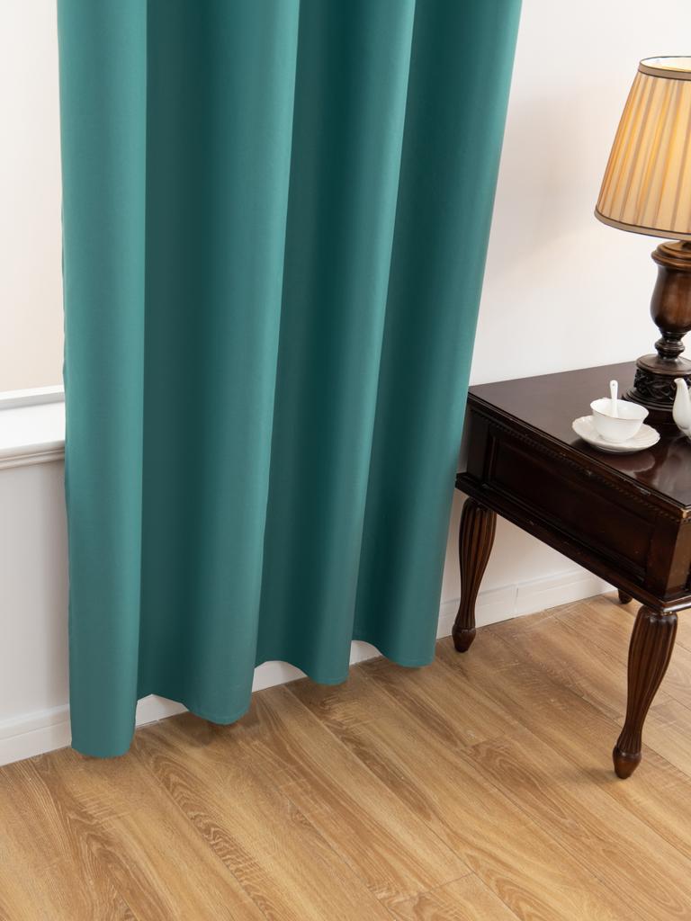 1ks moderní 100% zatemňovací závěsy s průchodkou, měkká tkanina a jednobarevné závěsy, závěsy do obývacího pokoje, ložnice