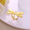 Stainless Steel Exaggerated Sunflower Ring For Women Men Fashion Gold Color Punk Flower Open Rings Romantic Jewelry Gift Anillos