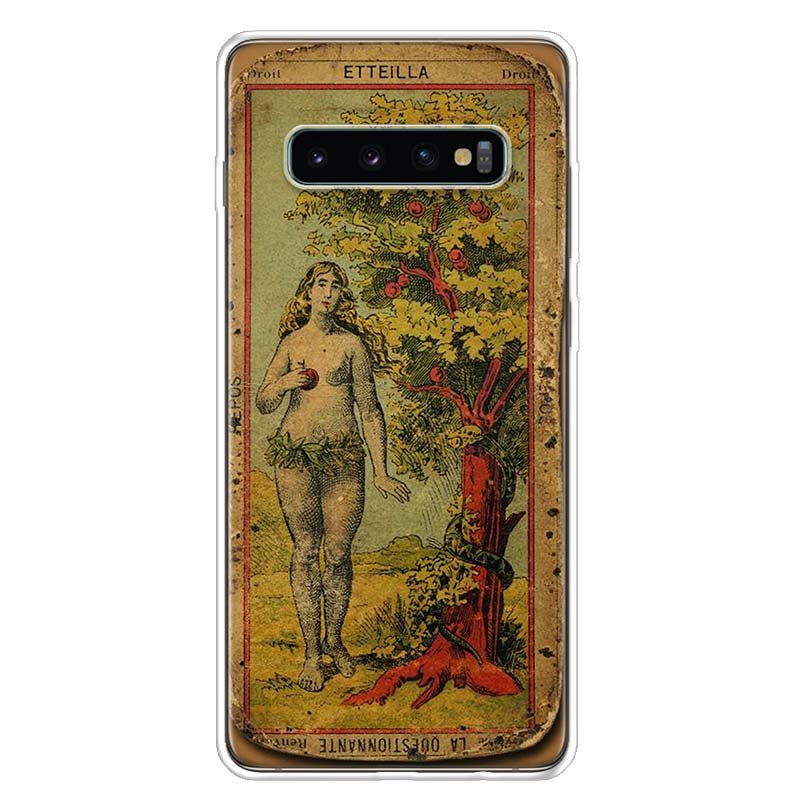 

Чехол для телефона с изображением карт Таро для Samsung Galaxy A51 A71 A50 A70 A40 A30 A20E A10 A41 A31 A21S A11 A01 A6 A8 + A7 A9 Plus Samsung A9 2018