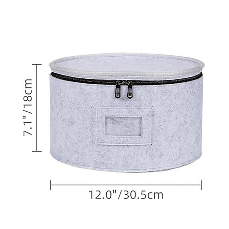 Felt Storage Bag Glass Cup Rack Cooking Plate Soup Spoon Case Dish Fabric Holder Travel Kitchen Accessories Shelf Organizer