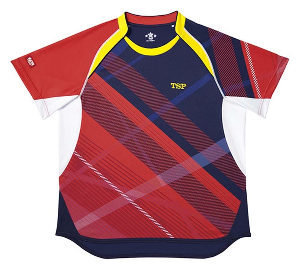 

TSP Table Tennis Game Plaid Check Shirt 031408 Size O (Unisex), Red, 0040,