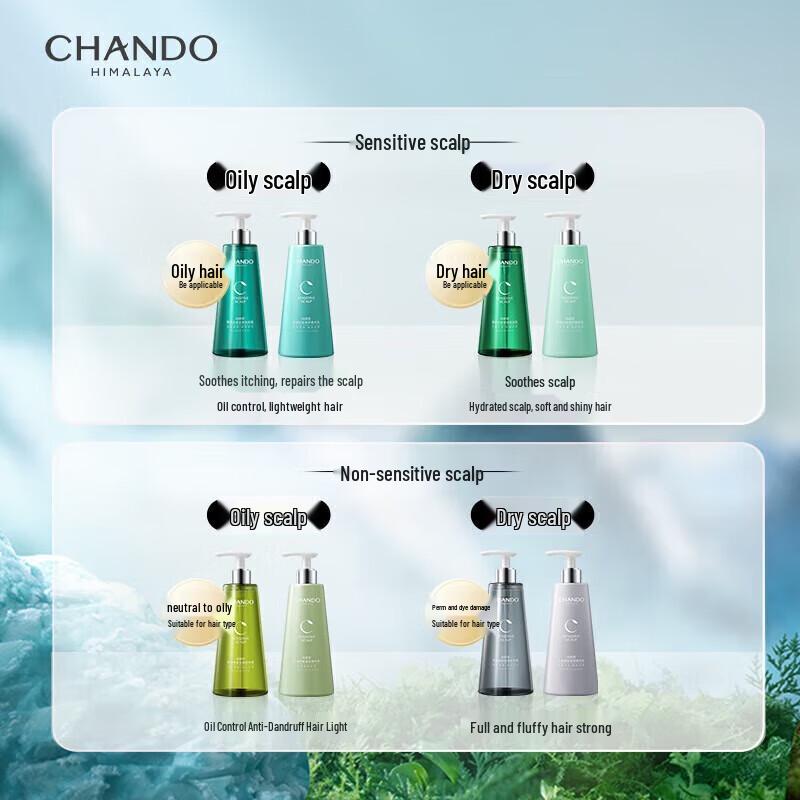 CHANDO Scalp Care Anti-Dandruff Shampoo 550mL