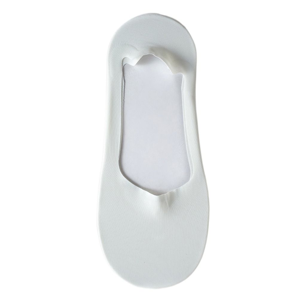Thin Ice Silk Men Invisible Socks Slippers Breathable Seamless Silicone Anti-slip Socks Male Cotton Bottom Sox Summer