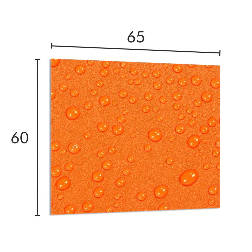PANEL SZKLANY DO KUCHNI 65x60 Krople