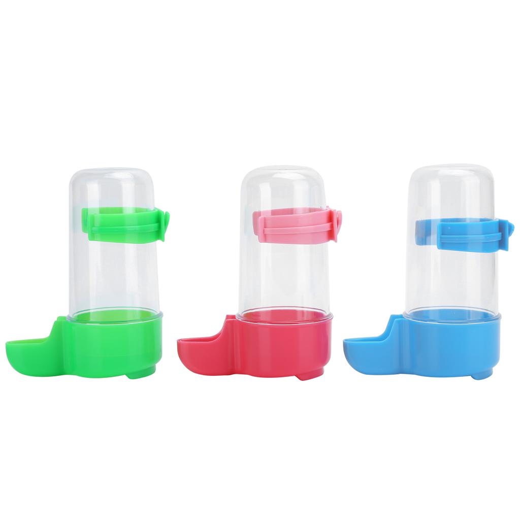 3Sets Birds Automatic Feeder Water Drinker Parrot Feeding Drinking Container Dispenser