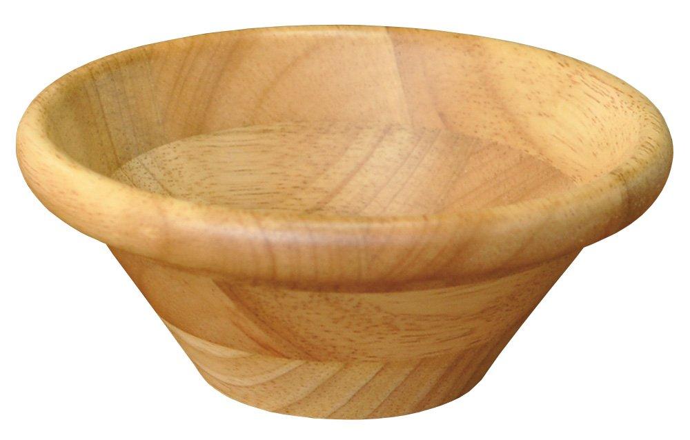Yamako Wooden Salad 24cm Natural Bowl, Diameter,