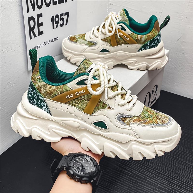 

Men s platform sneakers summer 2025 new breathable mesh casual teenager personalized street trendy shoes men 44