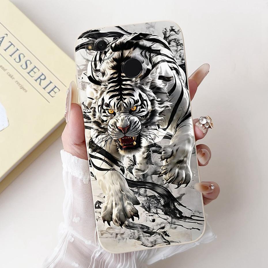 Fashion Painting Phone Case For Xiaomi Redmi 4X 4A Soft Silicone Shockproof Cover For Redmi4A Redmi4X Cases Bumpers