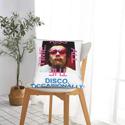 Harrys Styles Kiss All The Time Disco Occasionally Pillowcase Soft Polyester Cushion Cover Pillow Case Cover Home Zipper 40*40Cm